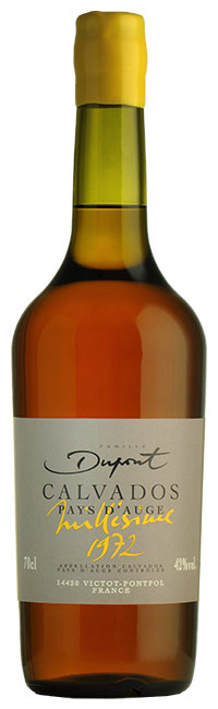 Bottle Domaine Dupont Calvados 1972