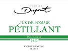 Label Domaine Dupont Jus de Pomme P&eacute;tillant