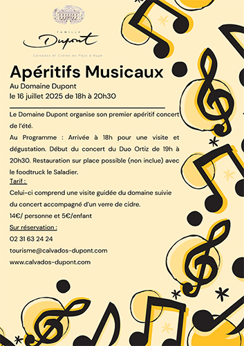 Musical Aperitif at Domaine Dupont