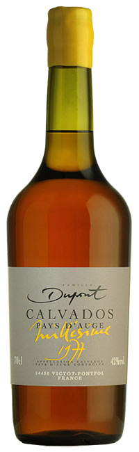 Bottle Domaine Dupont Calvados 1977