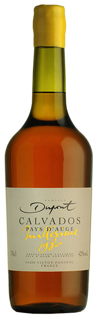 Bottle Domaine Dupont Calvados 1980