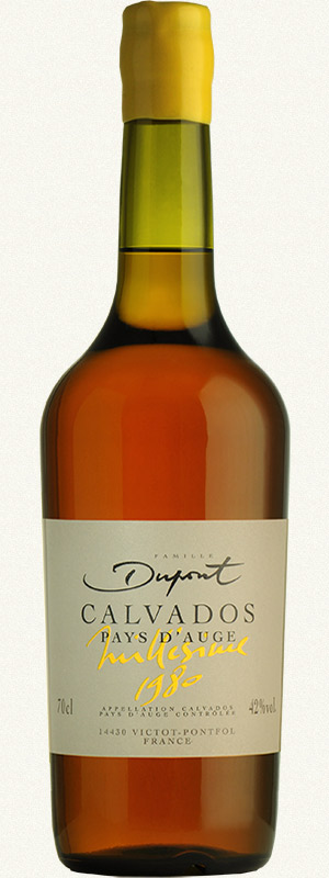 Bottle Domaine Dupont Calvados 1980