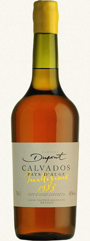Bottle Domaine Dupont Calvados 1988