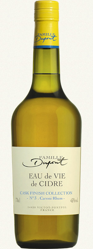 Bouteille Domaine Dupont Eau de vie de cidre Cask Finish Caroni Rhum