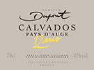 Label Calvados 12 years