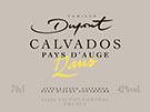 Label Calvados 12 years