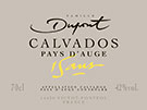 Label Calvados 15 years