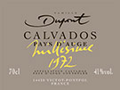 Label Calvados 1972