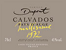 Etiquette Calvados 1972