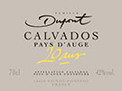 Label Calvados 20 years