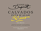 Label Calvados 30 years unreduced