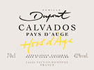 Label Calvados Hors d'Age