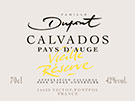 Label Calvados Vieille Reserve