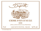 Label Bouteille Cidre Pays d'Auge