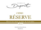 Label Cidre Reserve