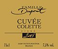 Label Cuvee Colette